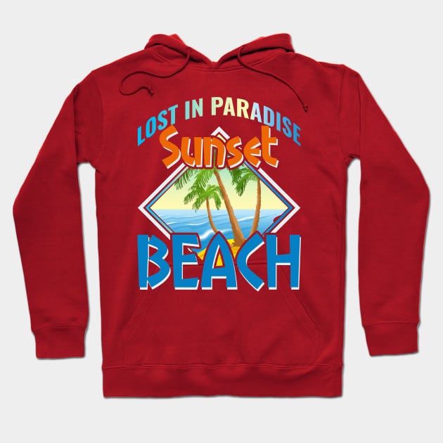 Lost in Paradise T-shirt Hoodie by Kingdom Arts and Designs